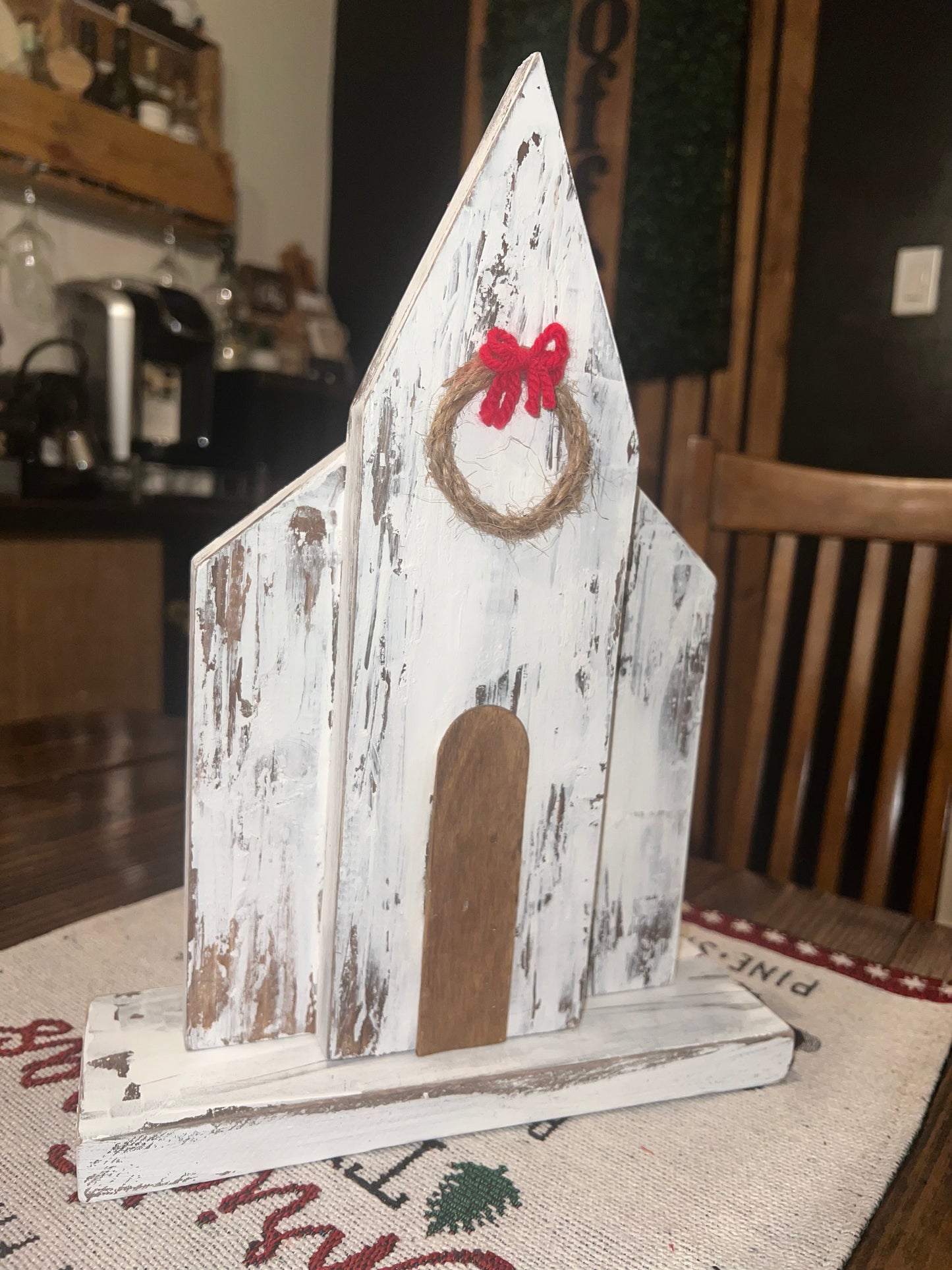 Christmas Wooden Rustic Churches
