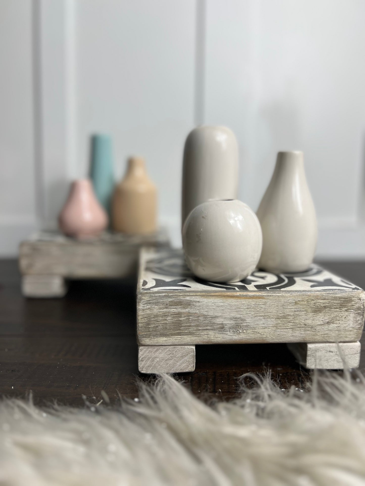 Wood Riser Home Decoration
