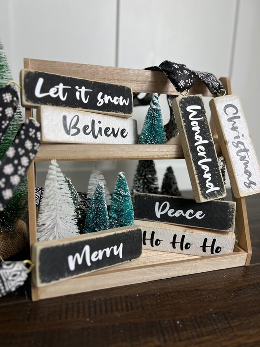 Rustic Wood Ornaments