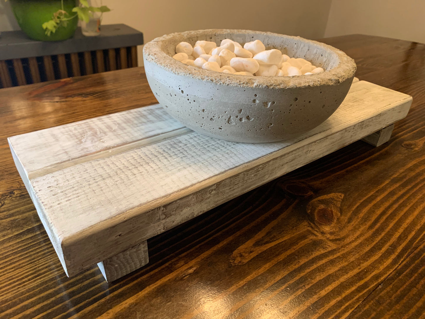 Farmhouse wood Riser Centerpiece