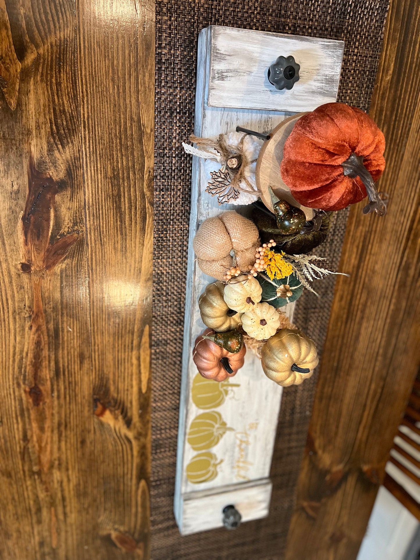Fall Centerpiece Tray Decor