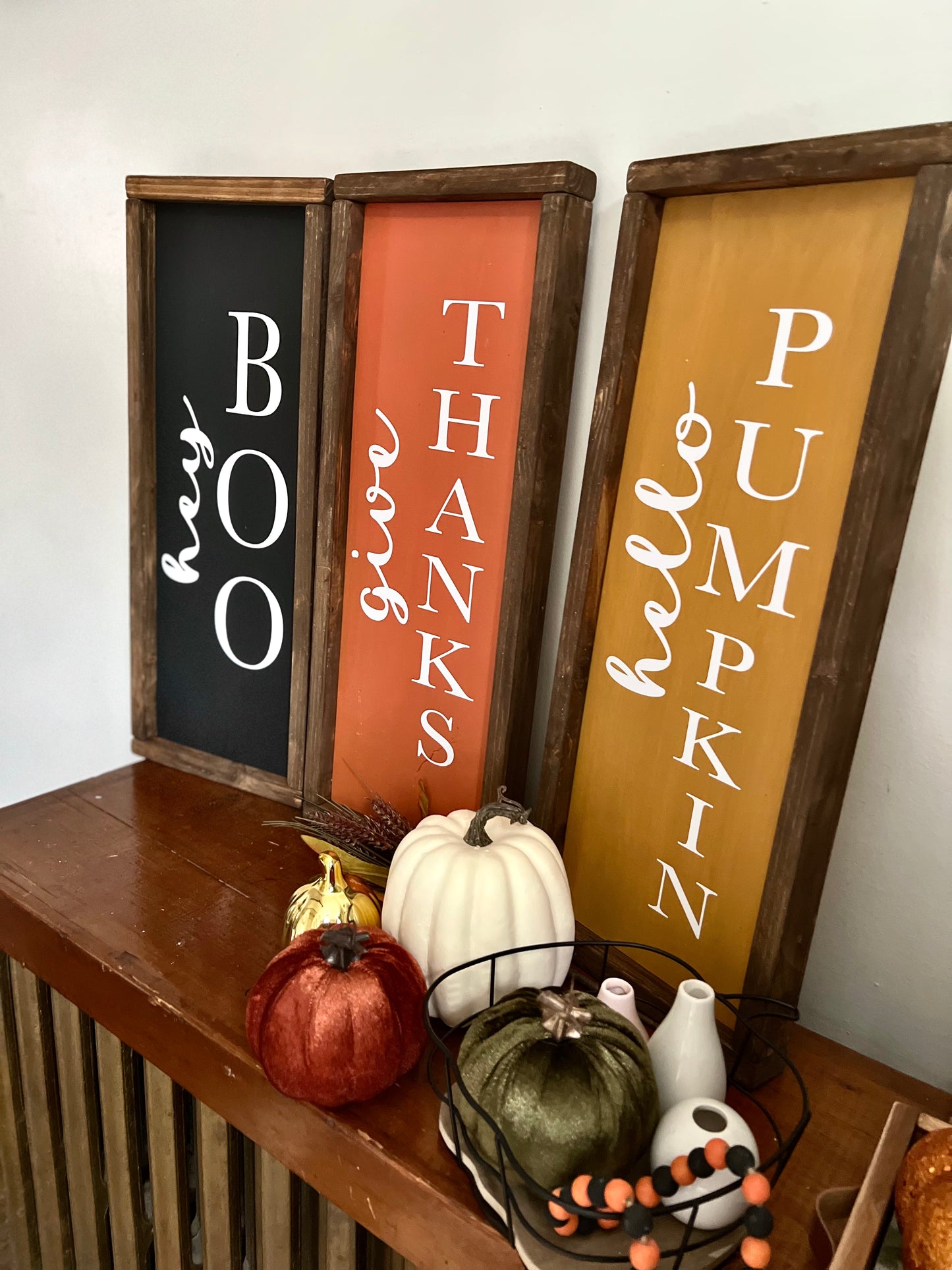 Fall Decor Signs Set