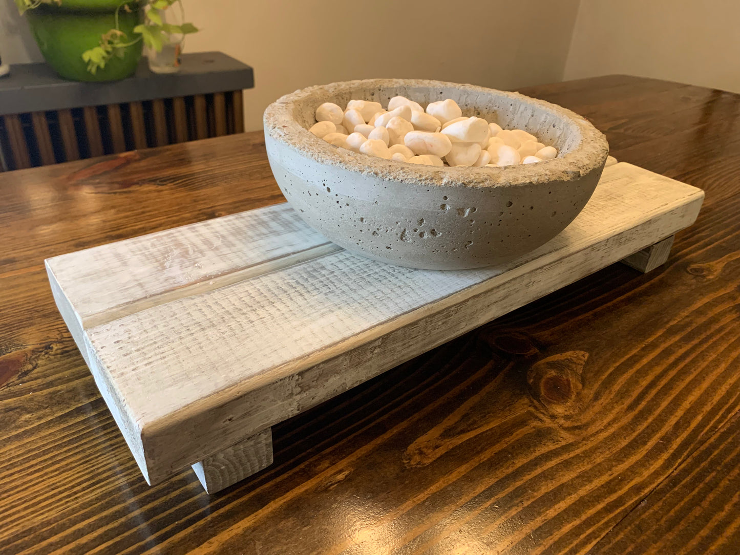 Farmhouse wood Riser Centerpiece