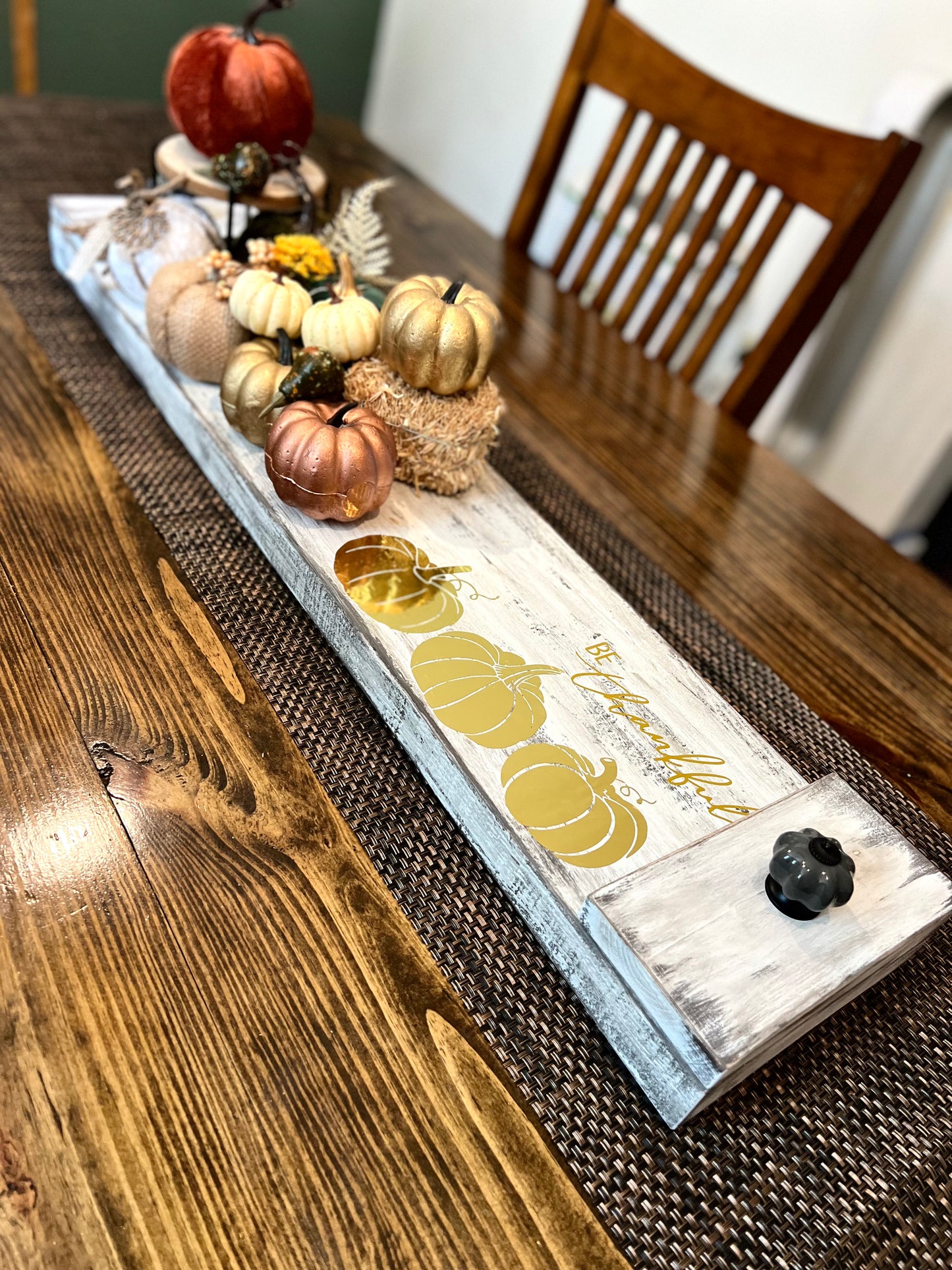 Fall Centerpiece Tray Decor
