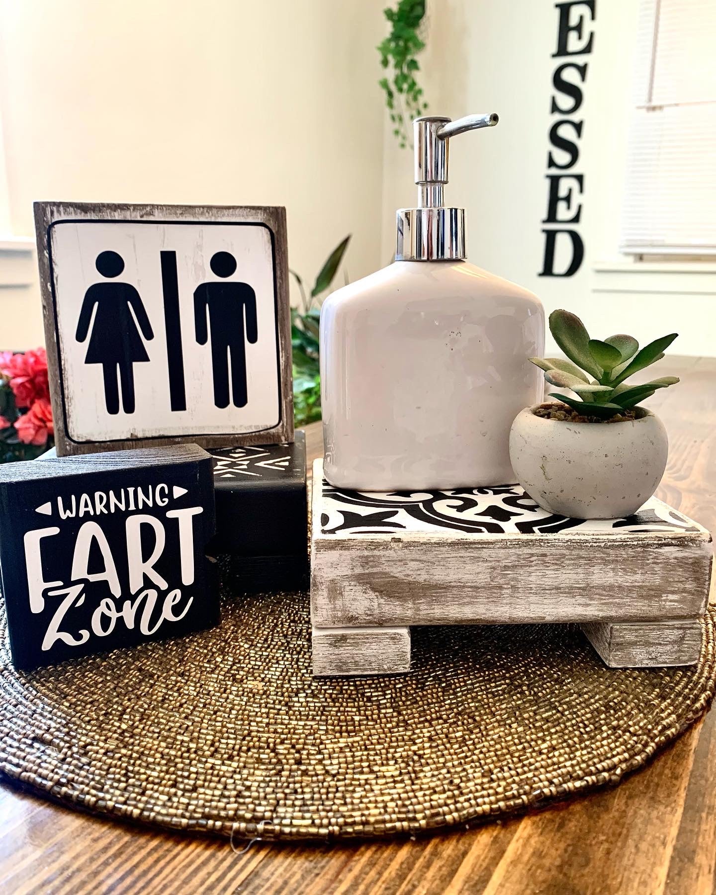 Wood Riser Home Decoration