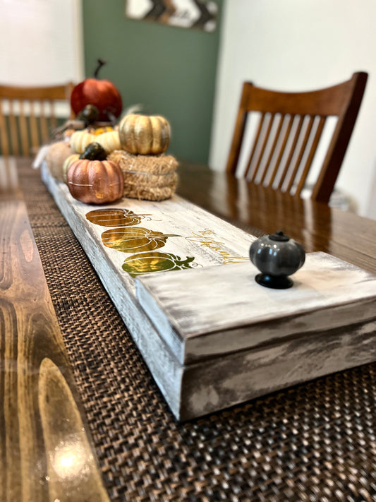 Fall Centerpiece Tray Decor