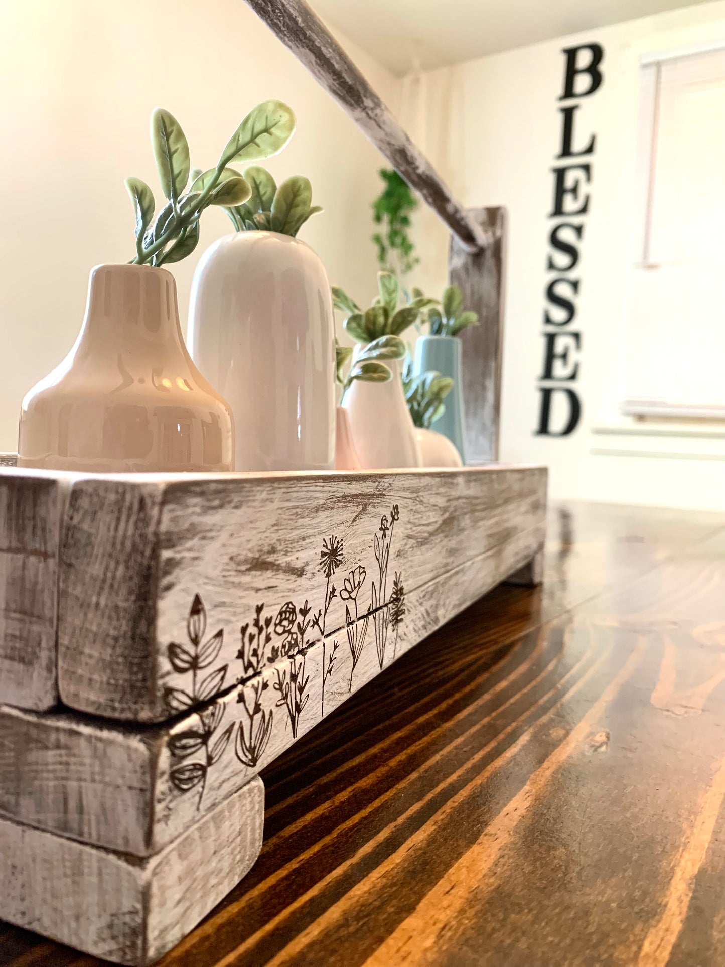 Farmhouse Centerpiece Tray