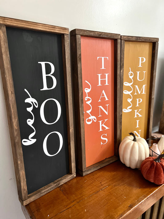 Fall Decor Signs Set