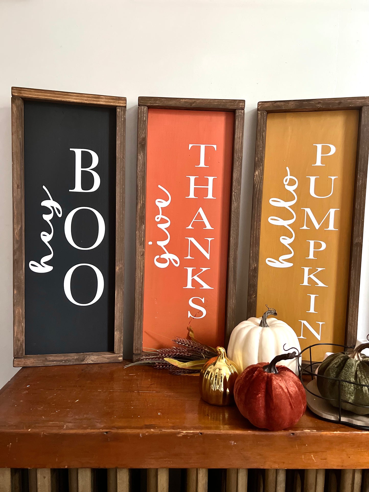 Fall Decor Signs Set